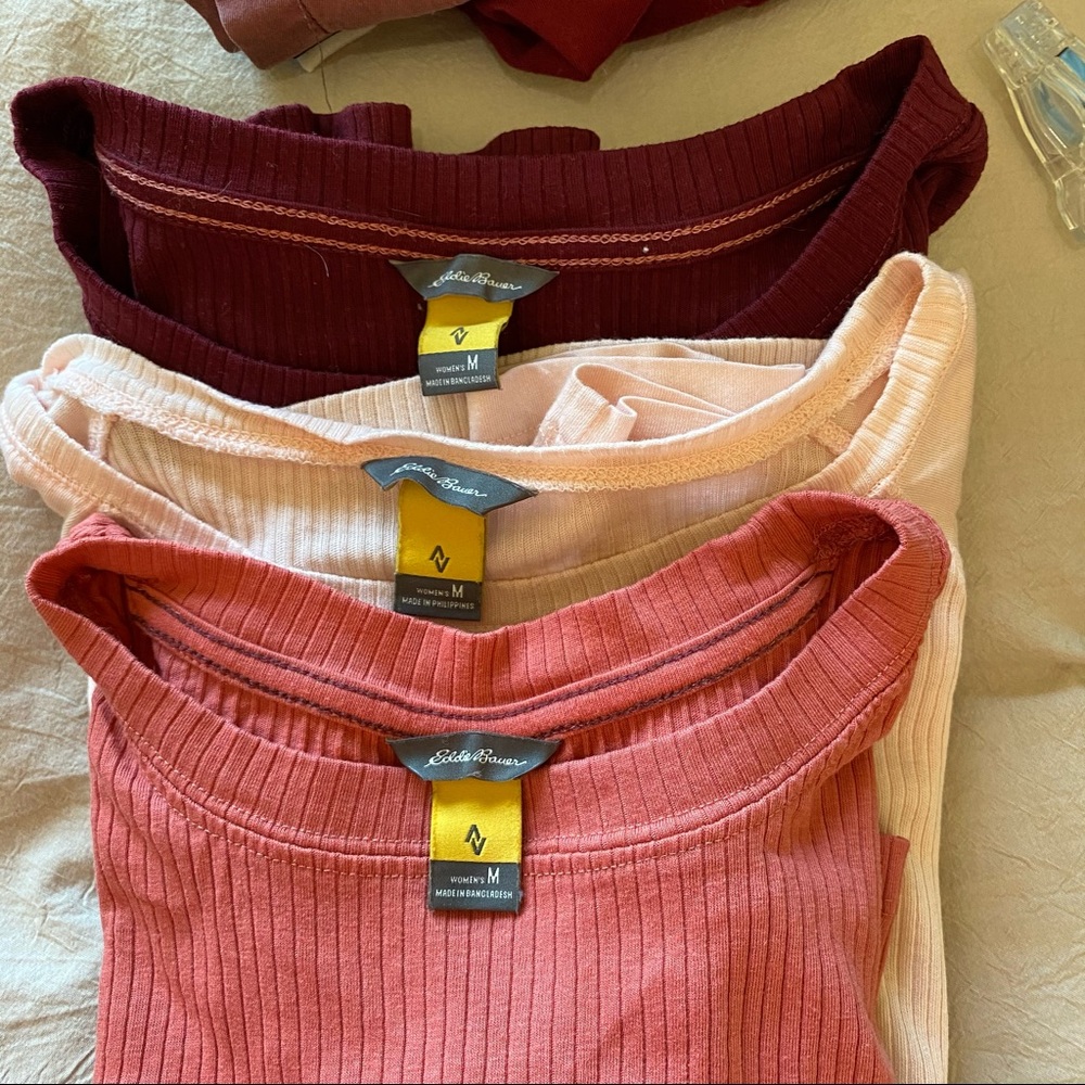 Eddie Bauer Set of 3 Layering Tops